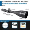 10-40X60 AO, Varmint, Black Matte, Trace MOA reticle