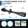 4-16X40 AO IR Varmint, External W/E, Mil-Dot
