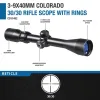 3-9x40, 3030, Riflescope W/Rings