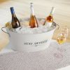 Stay Awhile Metal Drink Tub by Twine