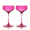 Reserve Nouveau Crystal Coupes in Berry Viski