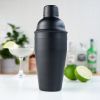 Ash: 18-Ounce Matte Black Cocktail Shaker by True