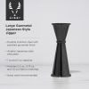 Large Gunmetal Japanese Style Jigger by Viski