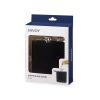 6 oz Matte Black Flask with Funnel by Savoy