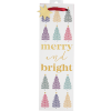 Merry & Bright Single-bottle Wine Bag by Cakewalk