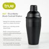 Ash: 18-Ounce Matte Black Cocktail Shaker by True